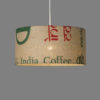 Kaffeesack Upcycling Lampe