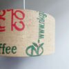 Lampe aus Kaffeesack