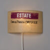 wandlampe natur upcycling
