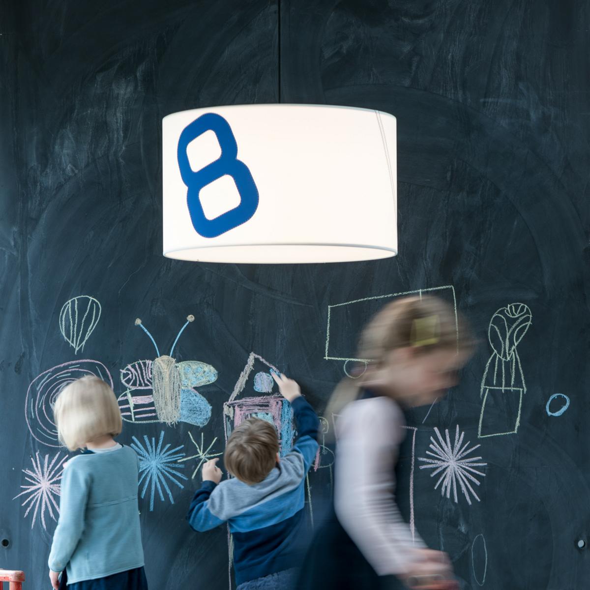 Pendelleuchte heimathafen blau maedchen