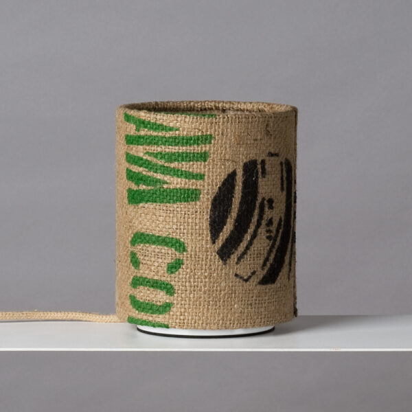 Leuchte aus Kaffeesack