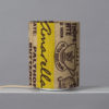 Pendelleuchte N°91 Perlbohne aus Kaffeesack